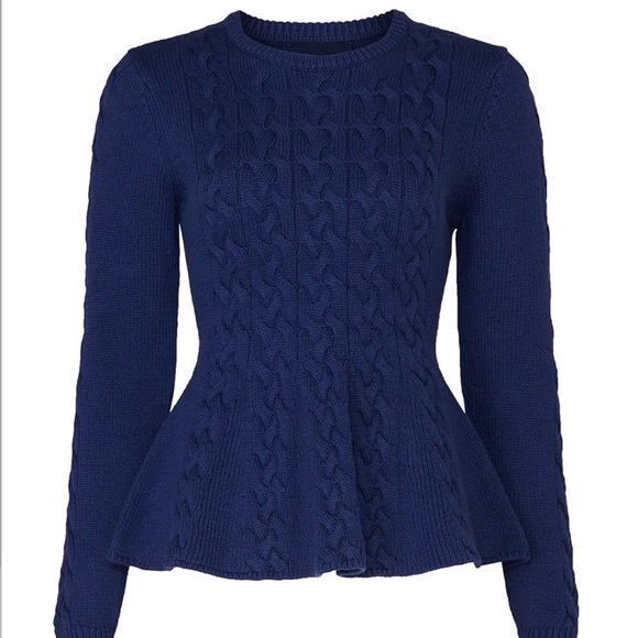 Jason Wu Collective
Blue Peplum Sweater size medium - Picture 1 of 8